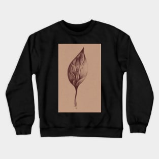 Cinnamon Leaves - Prisma Pencil Drawing Crewneck Sweatshirt